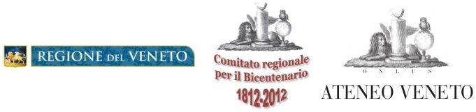 logo della Regione del Veneto, logo del Comitato regionale per le celebrazioni del Bicentenario della Fondazione dell'Ateneo Veneto, logo dell'Ateneo Veneto