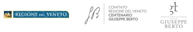 logo Regione del Veneto, Comitato regionale per le celebrazioni del centenario della nascita di Giuseppe Berto (1914-1978), logo dell'Associazione culturale Giuseppe Berto