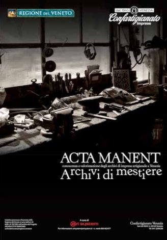 locandina Acta manent. Archivi di mestiere