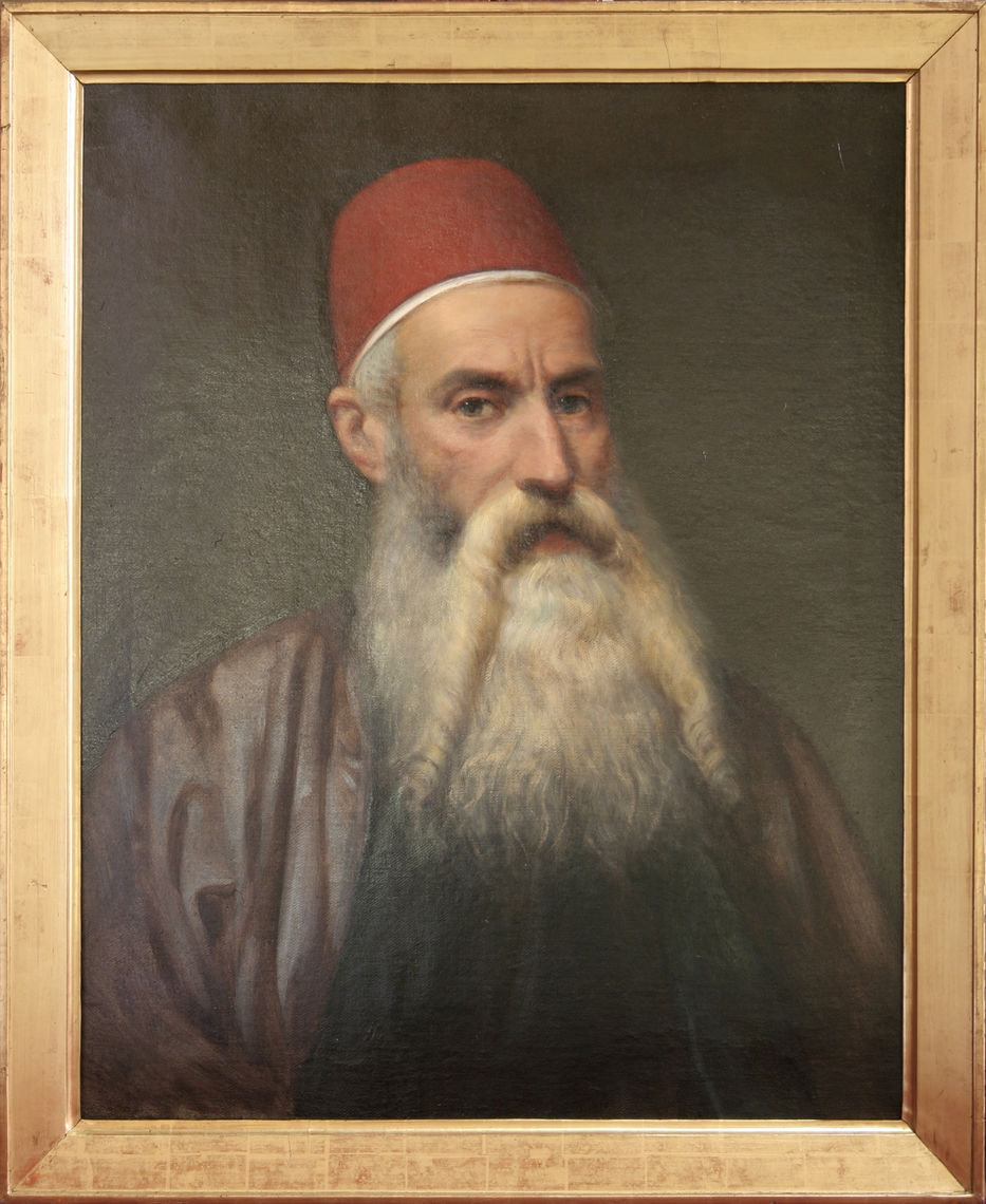 ritratto di Giovanni Miani, anonimo, sec XIX, olio su tela -  Studio Esseci, Fotopress