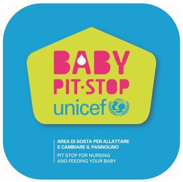 Progetto "Baby pit stop Unicef" logo -  UNICEF