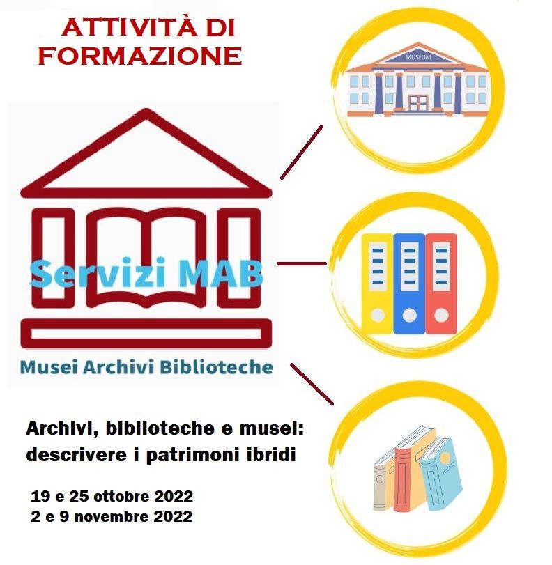 Corso: MAB "Archivi Biblioteche Musei: descrivere i patrimoni ibridi" -  Regione del Veneto