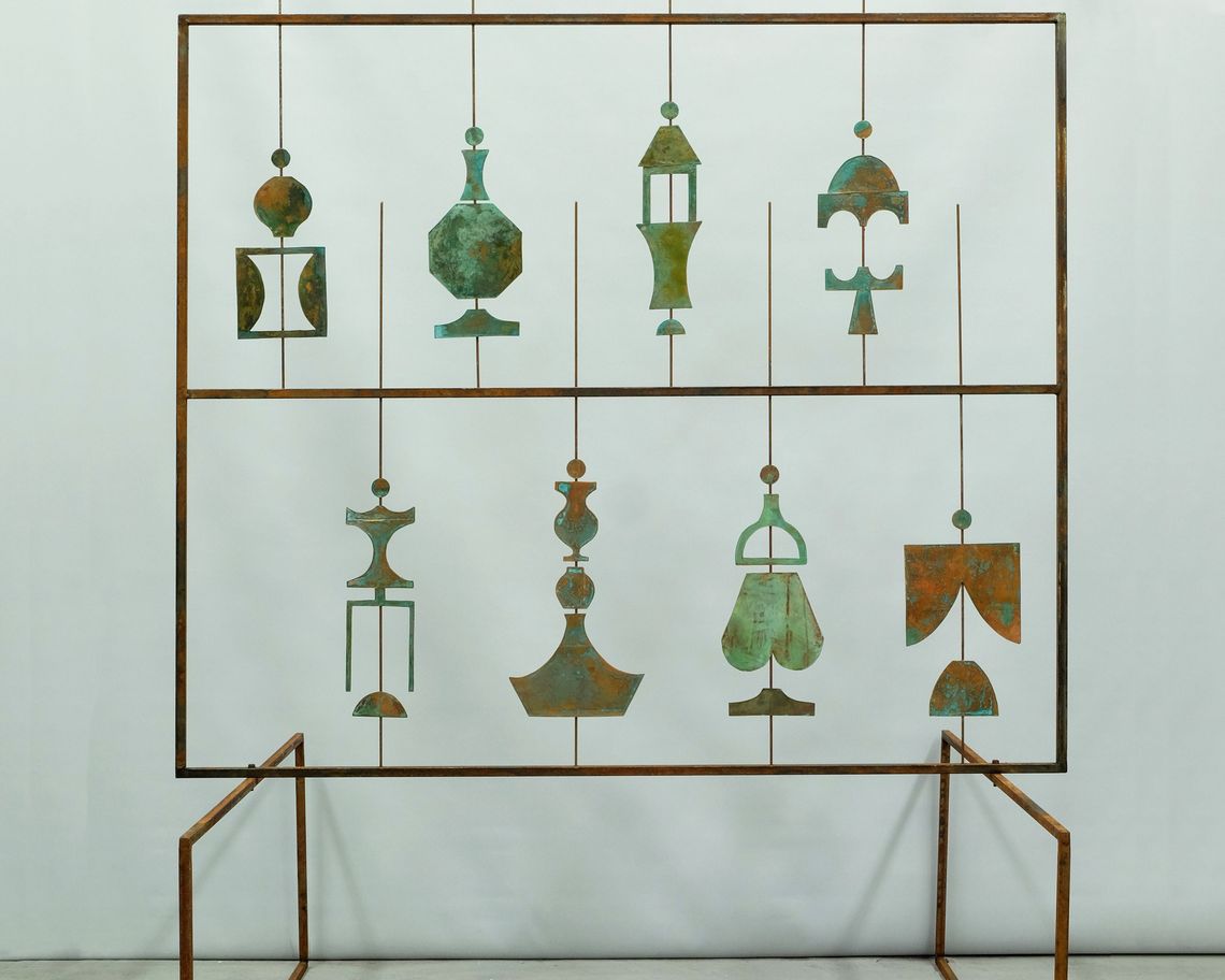 Forme che rappresentano architetture sacre e piccoli templi a forma d’uomo