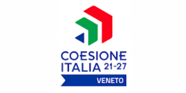 logo con immagine e scritta di Coesione Italia 2021- 27 Veneto