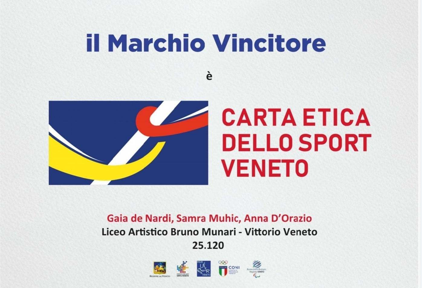 nuovo logo carta etica sport veneto 