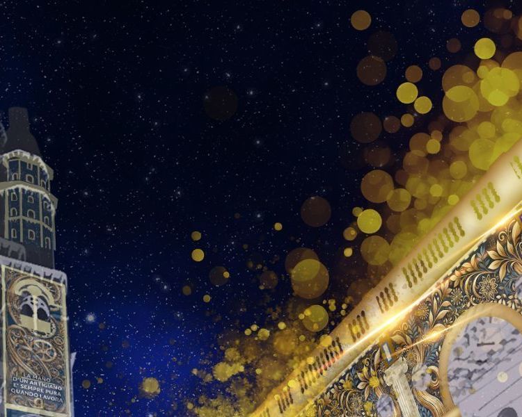 Proiezione di videomapping in Piazza dei Signori