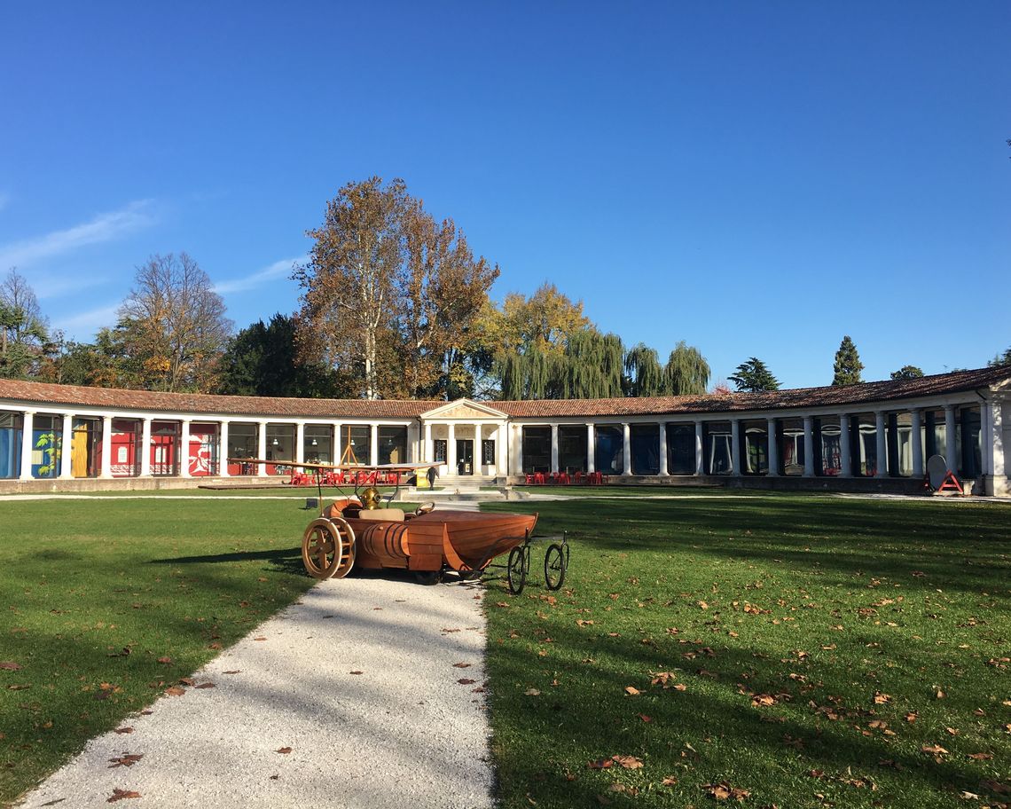 Veduta frontale di Villa Manfrin detta “Margherita"