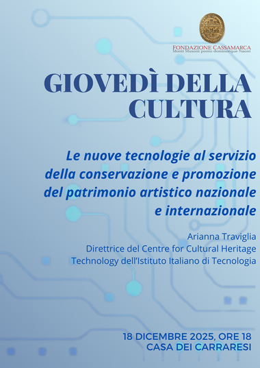 Giovedì della cultura a Casa dei Carraresi. Ospite Arianna Traviglia