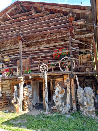 Facciata dell'antico tabià