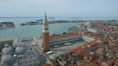 veduta aerea di Piazza San Marco